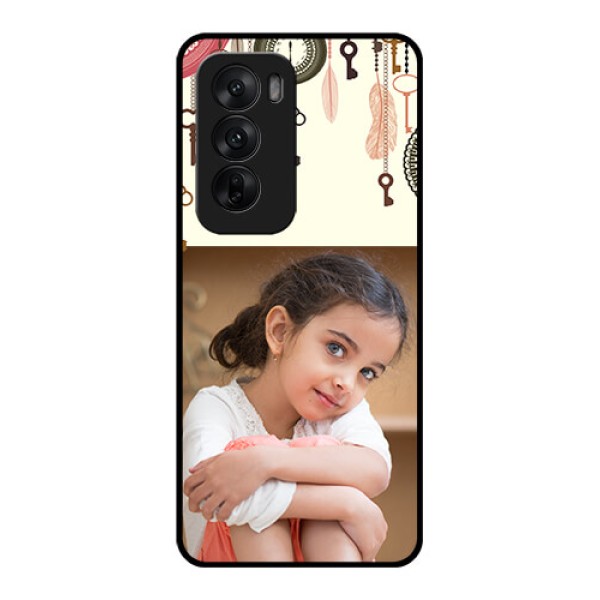 Oppo Reno 12 5G Custom Glass Phone CaseBoho Style Design