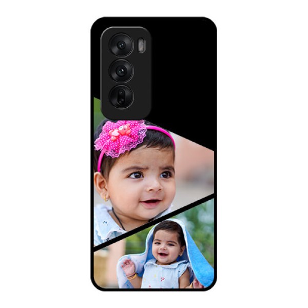 Oppo Reno 12 5G Custom Glass Phone CaseSemi Cut Design