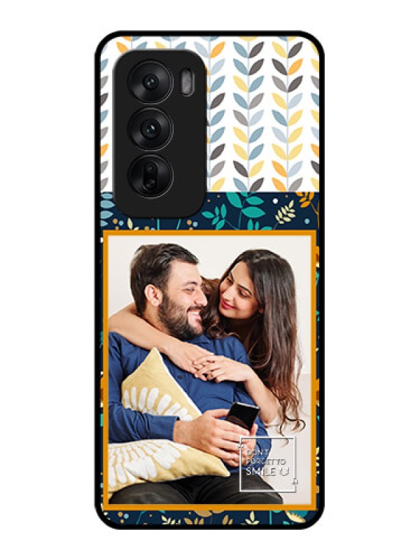 Custom Oppo Reno 12 5G Custom Glass Phone CasePattern Design