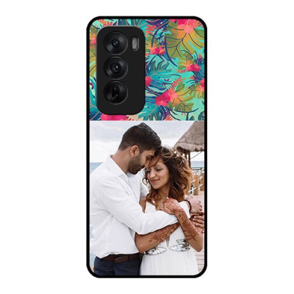 Oppo Reno 12 5G Custom Glass Phone CaseWatercolor Floral Design Oppo Reno 12 5G Custom Glass Phone CaseWatercolor Floral Design