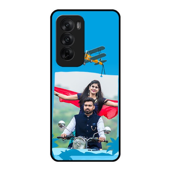 Oppo Reno 12 5G Custom Glass Phone CaseTraveller Design