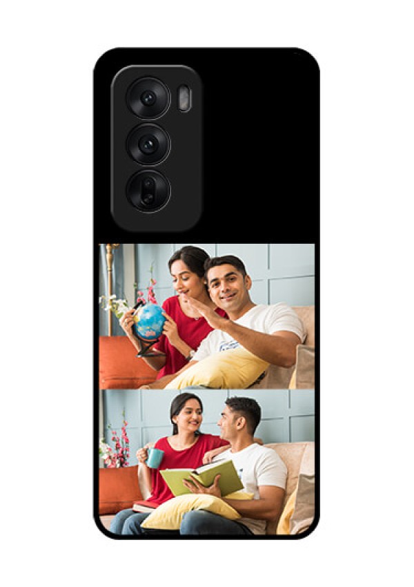 Oppo Reno 12 5G Custom Glass Phone Case2 Images Design
