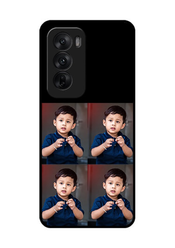 Oppo Reno 12 5G Custom Glass Phone Case4 Image Holder Design