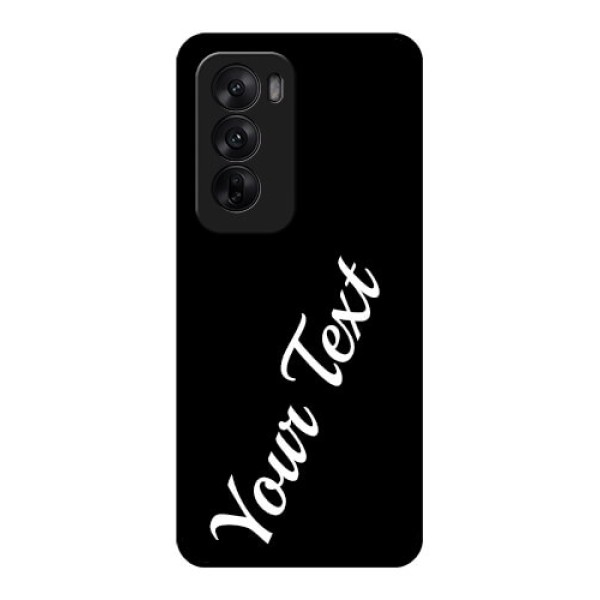 Oppo Reno 12 5G Custom Glass Phone CaseWith Your Name Design