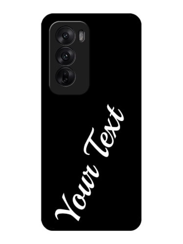 Custom Oppo Reno 12 5G Custom Glass Phone CaseWith Your Name Design