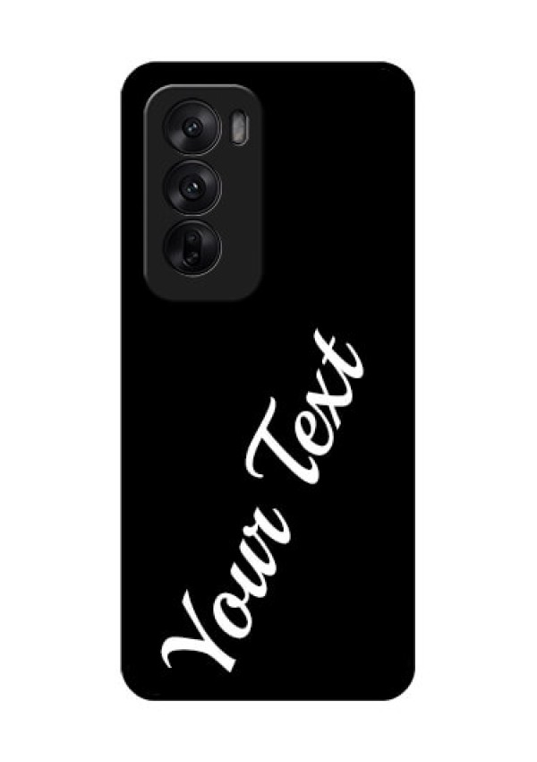 Oppo Reno 12 5G Custom Glass Phone CaseWith Your Name Design