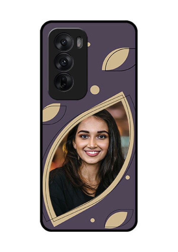 Oppo Reno 12 5G Custom Glass Phone CaseFalling Leaf Design