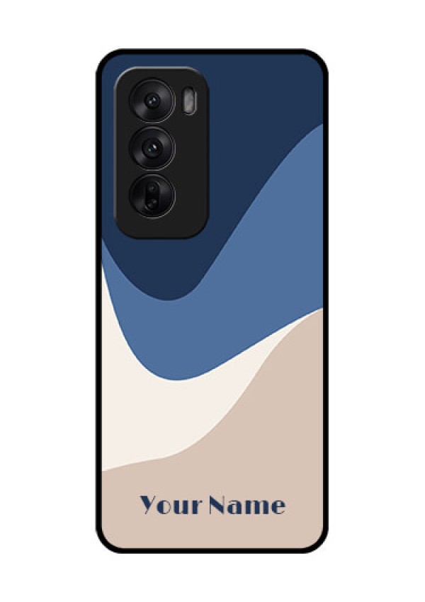 Oppo Reno 12 5G Custom Glass Phone CaseAbstract Drip Art Design