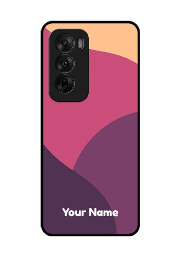 Oppo Reno 12 5G Custom Glass Phone CaseMixed Multi - Colour Abstract Art Design