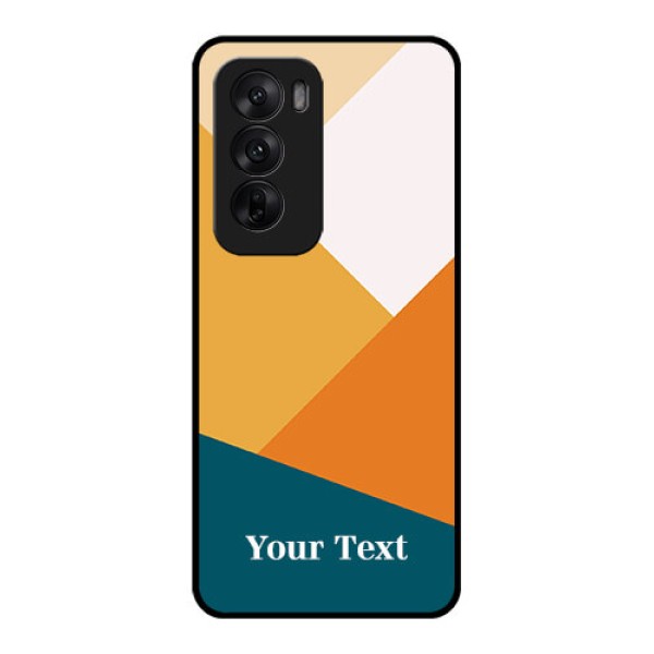 Oppo Reno 12 5G Custom Glass Phone CaseStacked Multi - Colour Design Oppo Reno 12 5G Custom Glass Phone CaseStacked Multi - Colour Design
