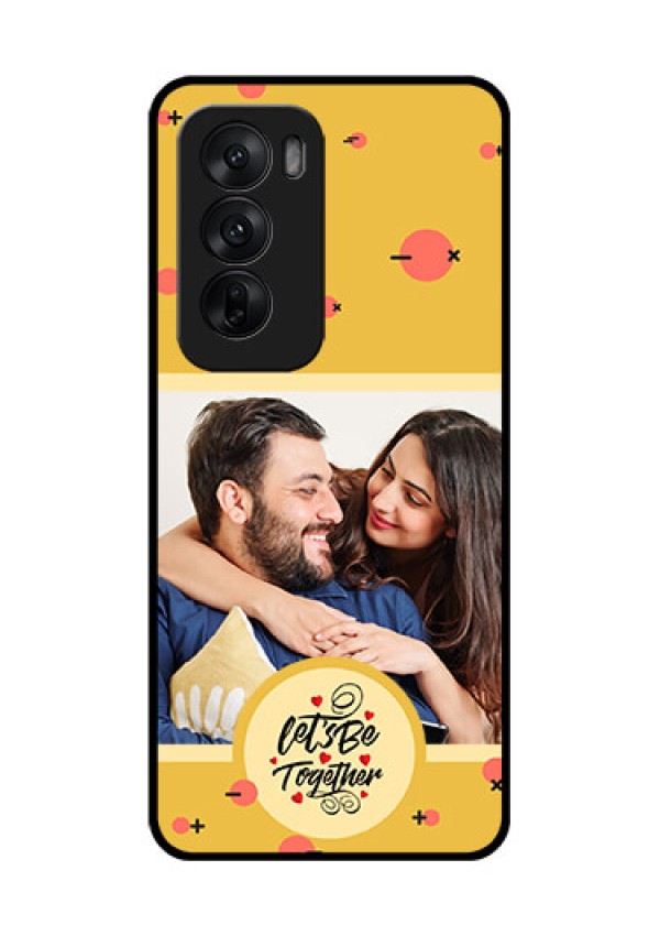Oppo Reno 12 5G Custom Glass Phone CaseLets Be Together Design