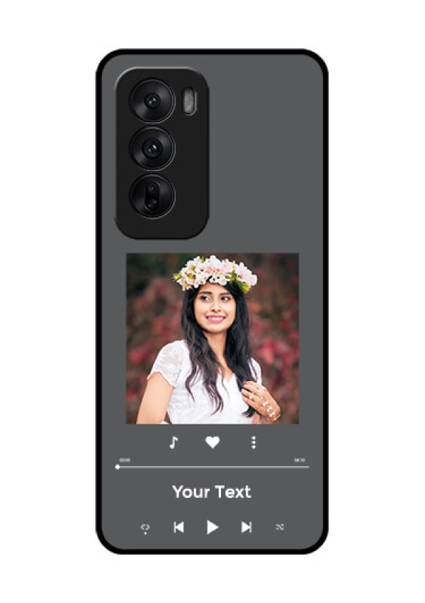 Oppo Reno 12 5G Custom Glass Phone CasePlay The Music Design