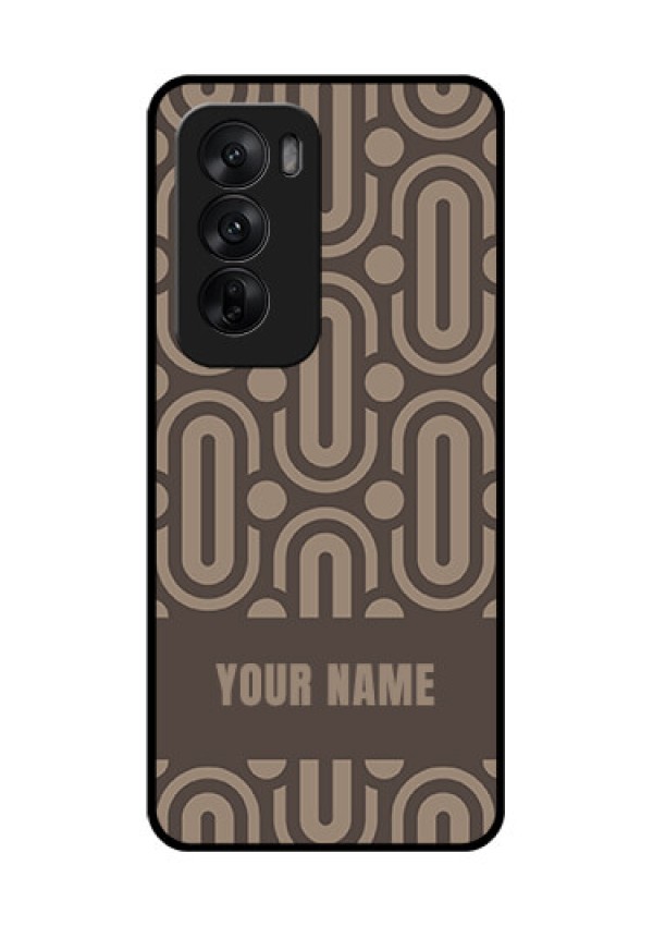 Oppo Reno 12 5G Custom Glass Phone CaseCaptivating Zero Pattern Design