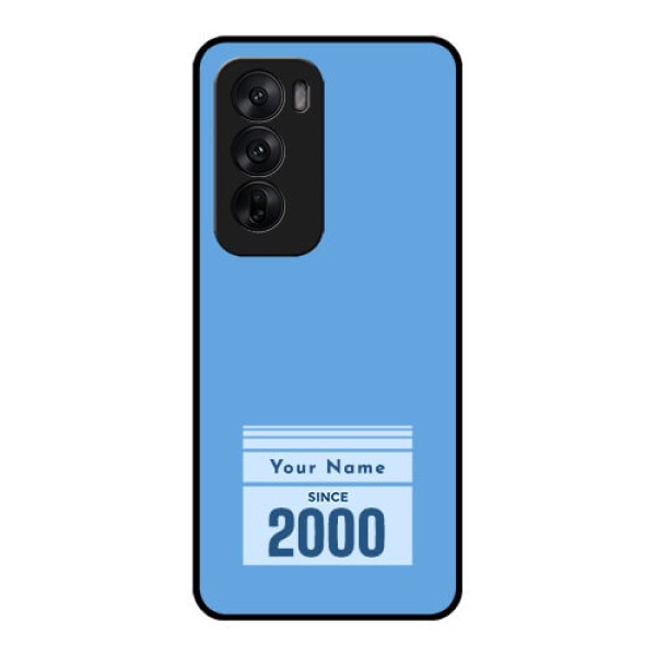 Oppo Reno 12 5G Custom Glass Phone CaseCustom Year Of Birth Design Oppo Reno 12 5G Custom Glass Phone CaseCustom Year Of Birth Design