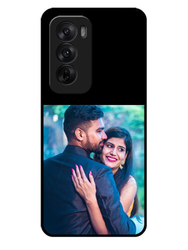 Custom Oppo Reno 12 5G Custom Glass Phone Case - Upload Full Picture With Custom Color Design