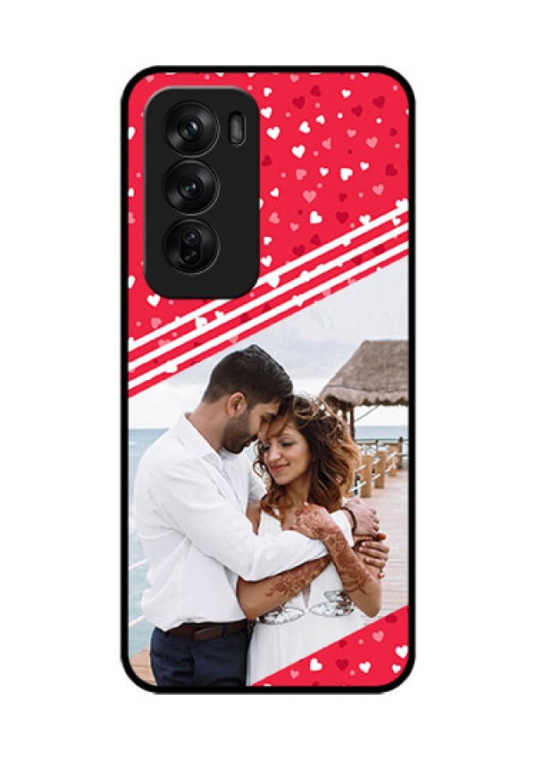 Oppo Reno 12 Pro 5G Custom Glass Phone CaseValentines Gift Design