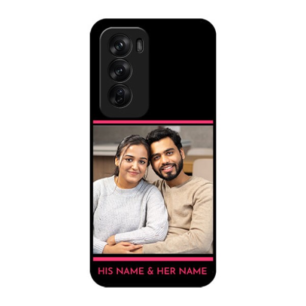 Oppo Reno 12 Pro 5G Custom Glass Phone CaseWith Add Text Design