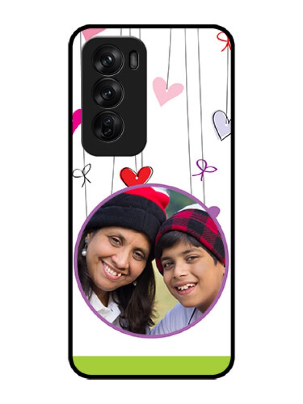 Custom Oppo Reno 12 Pro 5G Custom Glass Phone CaseCute Kids Phone Case Design