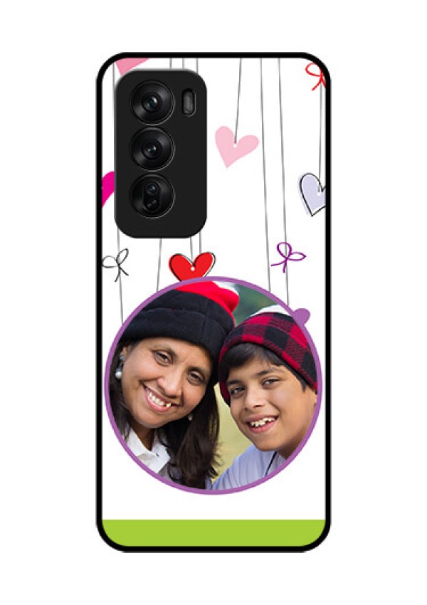 Oppo Reno 12 Pro 5G Custom Glass Phone CaseCute Kids Phone Case Design