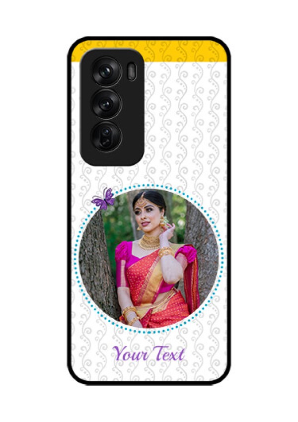 Oppo Reno 12 Pro 5G Custom Glass Phone CaseGirls Premium Case Design