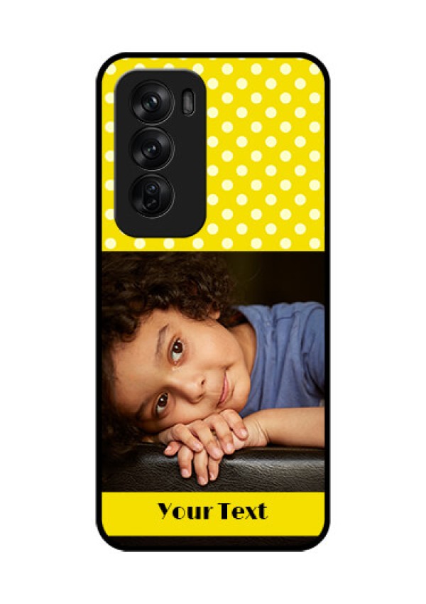 Oppo Reno 12 Pro 5G Custom Glass Phone CaseBright Yellow Case Design