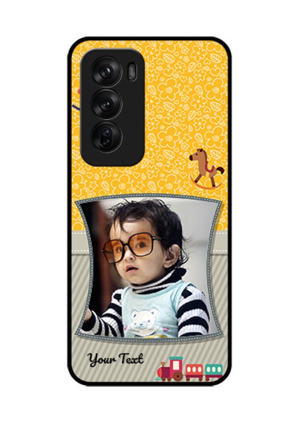 Oppo Reno 12 Pro 5G Custom Glass Phone CaseBaby Picture Upload Design