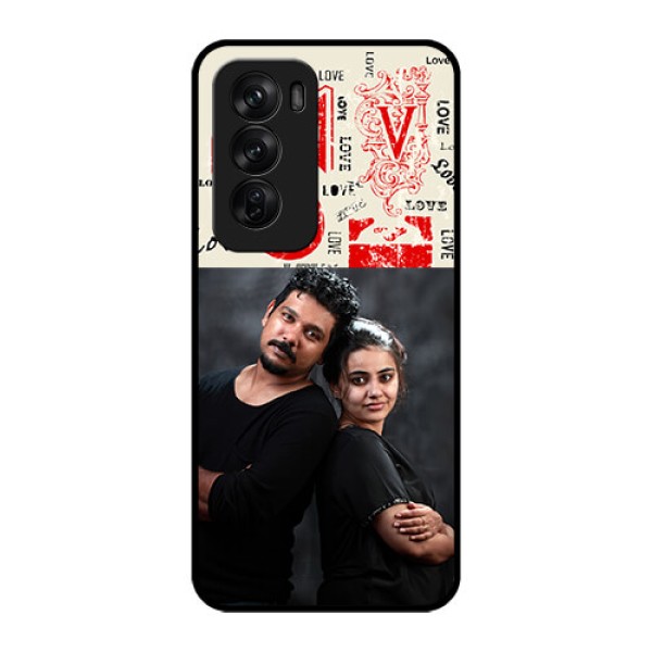 Oppo Reno 12 Pro 5G Custom Glass Phone CaseTrendy Love Design Case