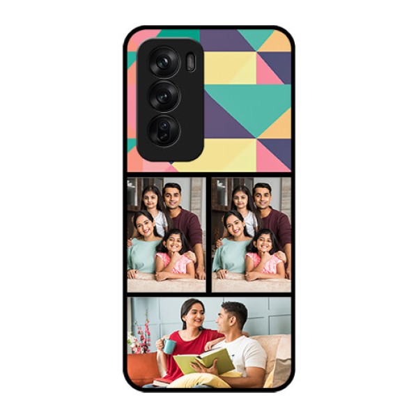 Oppo Reno 12 Pro 5G Custom Glass Phone CaseBulk Pic Upload Design