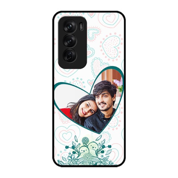 Oppo Reno 12 Pro 5G Custom Glass Phone CasePremium Couple Design