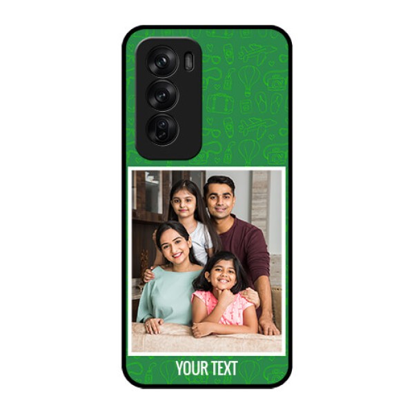 Oppo Reno 12 Pro 5G Custom Glass Phone CasePicture Upload Design