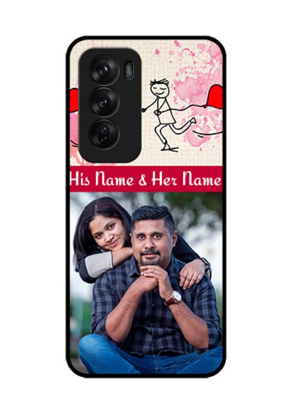 Oppo Reno 12 Pro 5G Custom Glass Phone CaseYou And Me Case Design