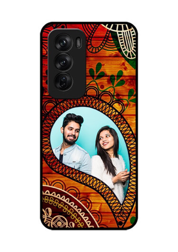 Oppo Reno 12 Pro 5G Custom Glass Phone CaseAbstract Colorful Design