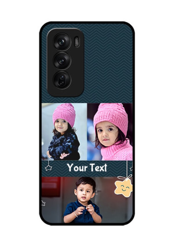 Oppo Reno 12 Pro 5G Custom Glass Phone CaseHanging Stars Design