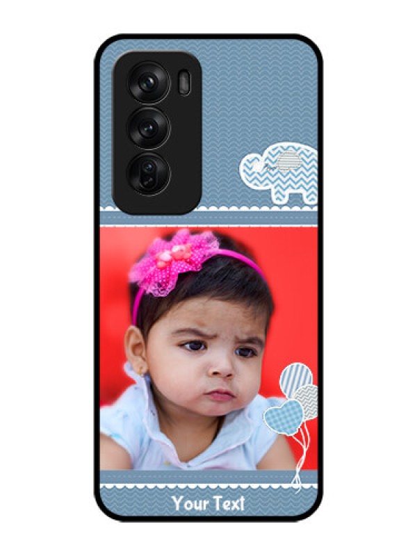 Custom Oppo Reno 12 Pro 5G Custom Glass Phone CaseWith Kids Pattern Design