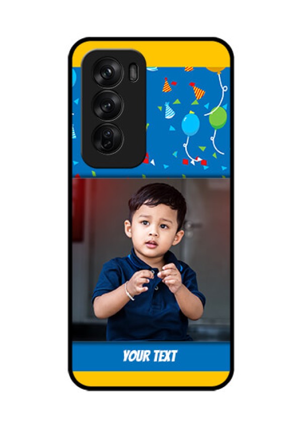 Oppo Reno 12 Pro 5G Custom Glass Phone CaseBirthday Wishes Design
