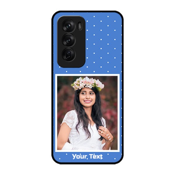 Oppo Reno 12 Pro 5G Custom Glass Phone CasePolka Dots Design