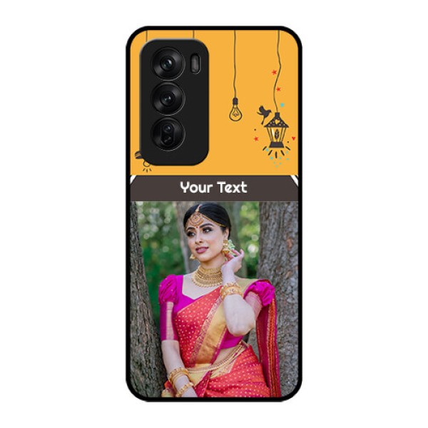 Oppo Reno 12 Pro 5G Custom Glass Phone CaseWith Family Picture And Icons Oppo Reno 12 Pro 5G Custom Glass Phone CaseWith Family Picture And Icons