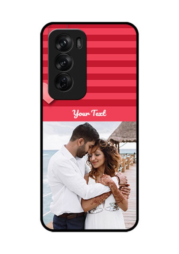 Oppo Reno 12 Pro 5G Custom Glass Phone CaseValentines Day Design
