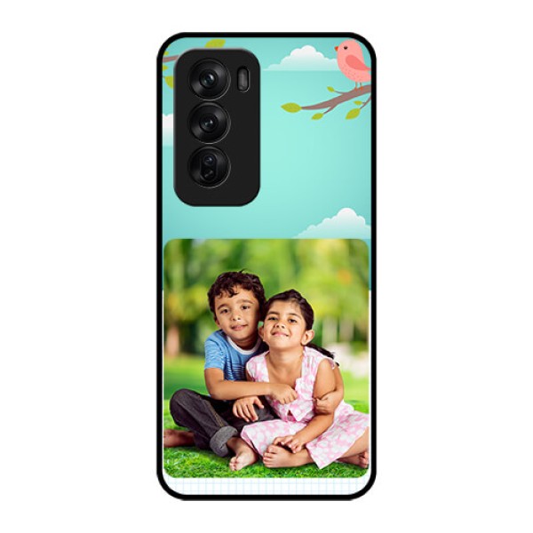 Oppo Reno 12 Pro 5G Custom Glass Phone CaseDoodle Love Design