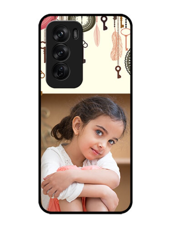 Custom Oppo Reno 12 Pro 5G Custom Glass Phone CaseBoho Style Design