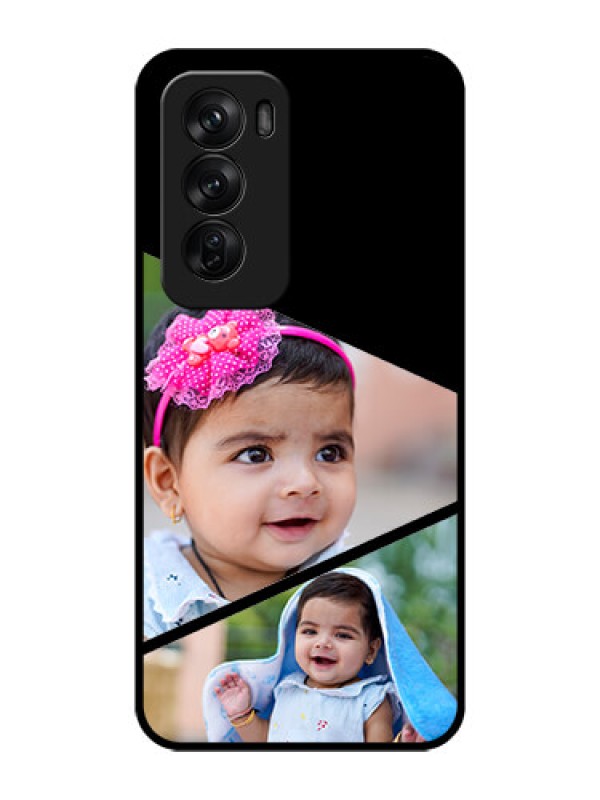 Custom Oppo Reno 12 Pro 5G Custom Glass Phone CaseSemi Cut Design