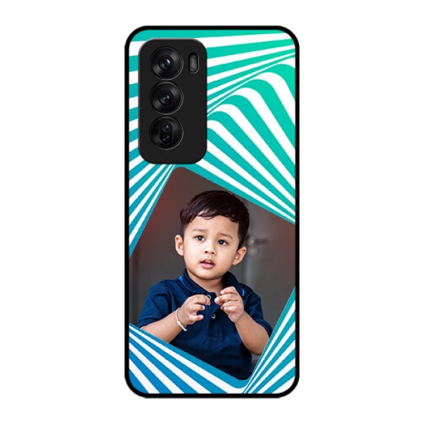 Oppo Reno 12 Pro 5G Custom Glass Phone CaseAbstract Spiral Design