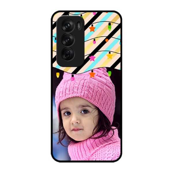 Oppo Reno 12 Pro 5G Custom Glass Phone CaseLights Hanging Design