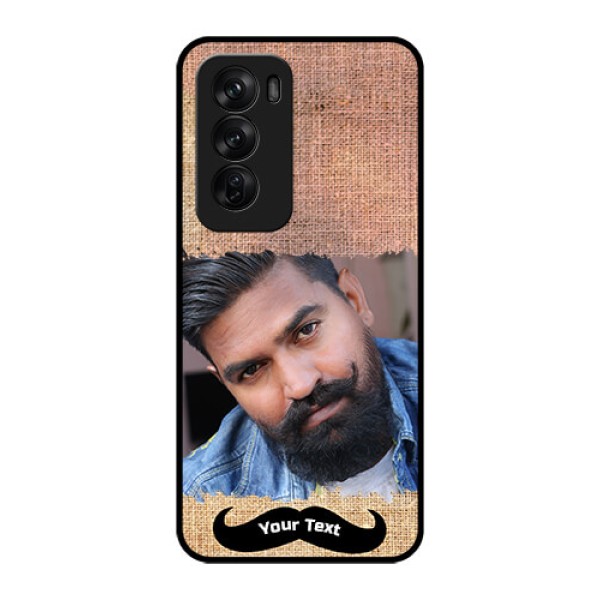 Oppo Reno 12 Pro 5G Custom Glass Phone CaseWith Texture Design