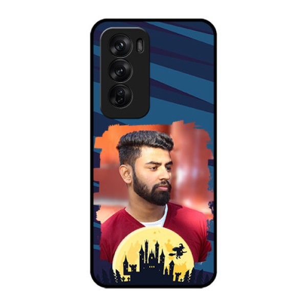 Oppo Reno 12 Pro 5G Custom Glass Phone CaseHalloween Witch Design
