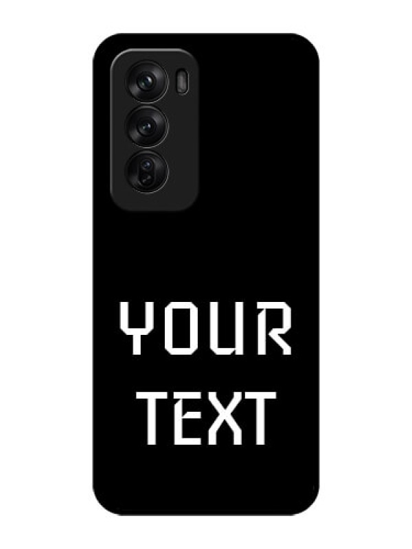 Custom Oppo Reno 12 Pro 5G Custom Glass Phone CaseYour Name Design