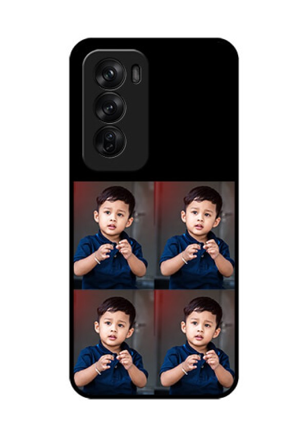 Oppo Reno 12 Pro 5G Custom Glass Phone Case4 Image Holder Design
