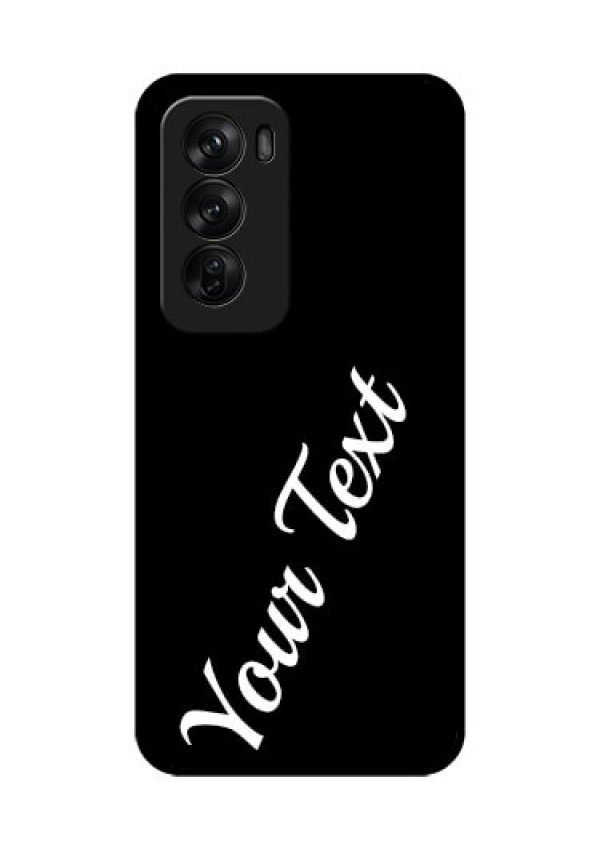 Oppo Reno 12 Pro 5G Custom Glass Phone CaseWith Your Name Design