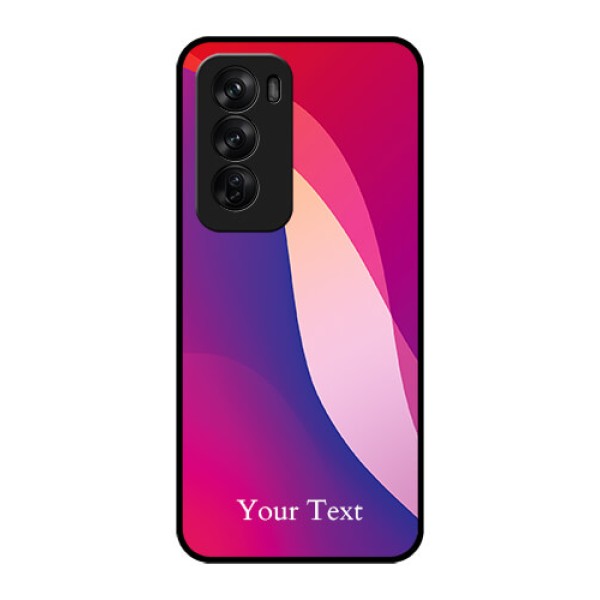 Oppo Reno 12 Pro 5G Custom Glass Phone CaseDigital Abstract Overlap Design Oppo Reno 12 Pro 5G Custom Glass Phone CaseDigital Abstract Overlap Design