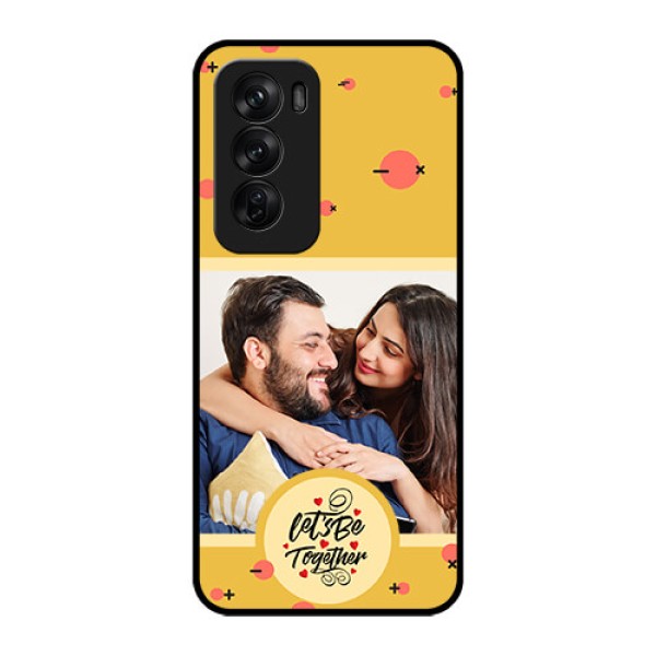 Oppo Reno 12 Pro 5G Custom Glass Phone CaseLets Be Together Design